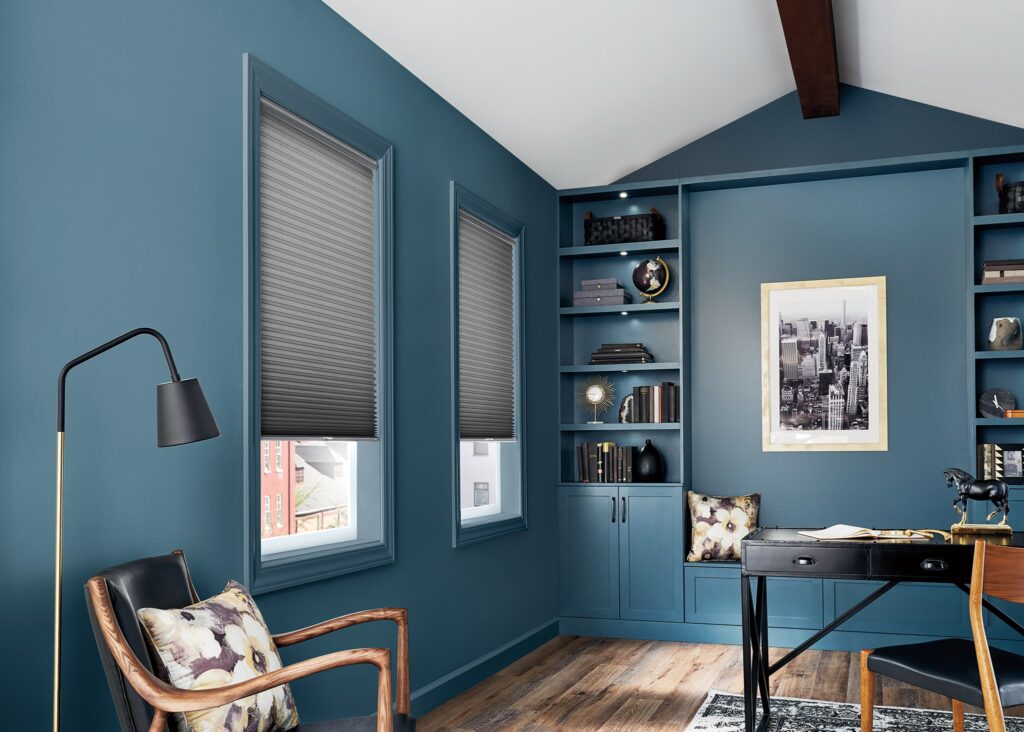 Blue Cellular Shades Cordless 1