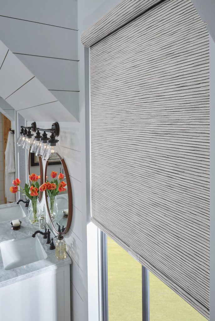 Roller Shades Textured In Bathroom scaled 1