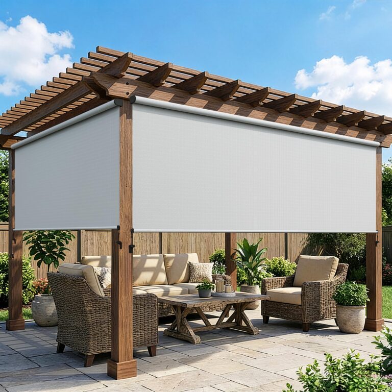 Outdoor Roller Shades for Pergolas in SE Grand Rapids